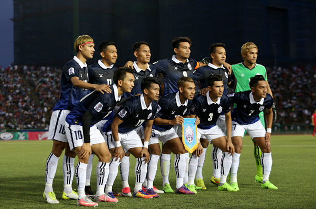 ជម្រើសជាតិកម្ពុជារកបាន៣ពិន្ទុ ក្រោយផ្តួល ក្រុមអាហ្វហ្គានីស្ថាន ១ទល់នឹង០ ក្នុងព្រឹត្តិការណ៍ទ្វីបអាស៊ី AFC Asian Cup វគ្គជម្រុះ