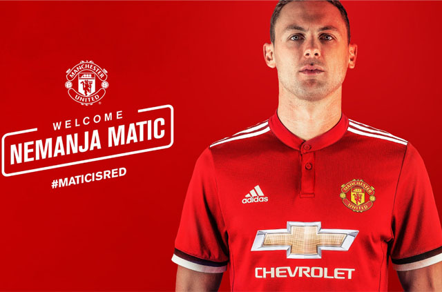 Manchester United ចុះ​កុង​ត្រា​យក​ Matic ផ្លូវការ​ហើយ​​ តម្លៃ​ខ្លួន​វិញ​គឺ​ ៤០​លាន​ផោន