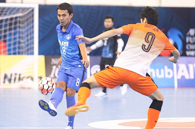 ក្រុមតំណាងហ្វូតសាលថៃ ដឹកដៃ វៀតណាម ឡើងទៅជួបគ្នានៅវគ្គ៤ក្រុមចុងក្រោយពាន AFC Futsal Club Championship