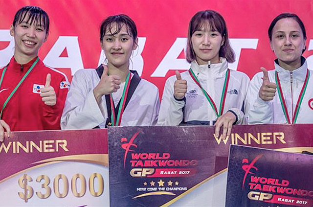 កីឡាការិនីវៀតណាម មួយរូបឈ្នះមេដាយប្រាក់ពីការប្រកួតតេក្វាន់ដូពិភពលោក 2017 World Taekwondo Grand Prix នៅប្រទេសម៉ូណាកូ