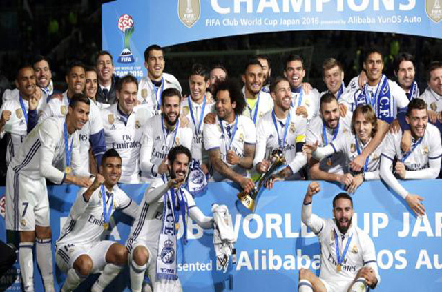 Real Madrid អាច​ជួប​ក្រុម​ទាំង​បី​នេះ​ក្នុង​ពាន​រង្វាន់ FIFA Club World Cup​ 2017
