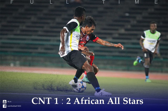ជម្រើស​ជាតិ​កម្ពុជា​ចាញ់​​ African All Star ១-២ ក្នុង​ការ​ប្រកួត​កម្ដៅសាច់ដុំ