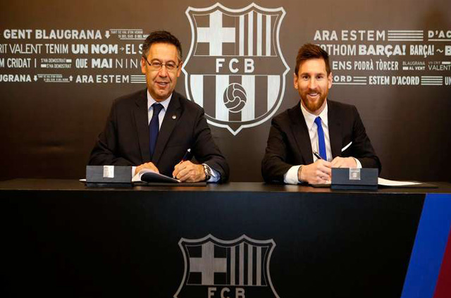 ព័ត៌មាន​ក្ដៅៗ៖ Lionel Messi ត​កុង​ត្រា​ជាមួយ​ Barcelona រហូត​ដល់​ឆ្នាំ​ ២០២១