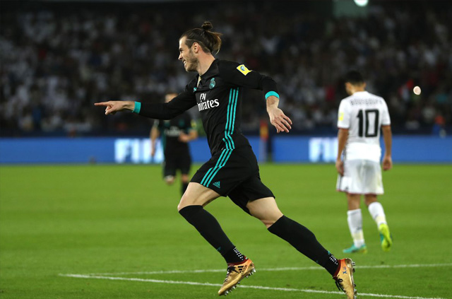 Gareth Bale ប្ដូរ​ចូល​នាទី​៨១​ មិន​ទាន់​បាន​ប៉ុន្មាន​វិនាទី​ផង​រក​គ្រាប់​ជ័យជម្នះ​ឲ្យ​ Real ឡើង​វគ្គ​ផ្ដាច់​ព្រ័ត្រ​ FIFA Club World Cup