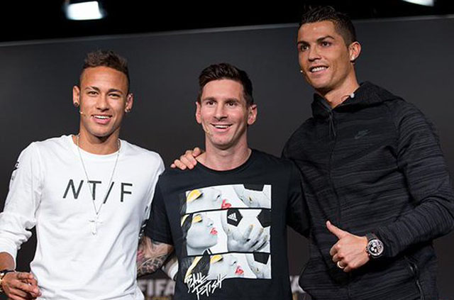 Roberto Carlos ថា​៖”​ដរាប​ណា​​ Messi និង ​Ronaldo នៅ​ពេញ​ Form, Neymar គ្មាន​ឱកាស​បាន​ Ballon d’Or ទេ”