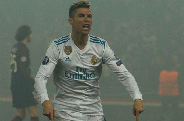 វីដេអូ​ហាយឡាយ​ Ronaldo ប្រើ​ក្បាល​អុក​បាល់​បញ្ចូលទី​ ​បំបាក់​ PSG ឡើង​វគ្គ​៨​ក្រុម​ចុង​ក្រោយ​