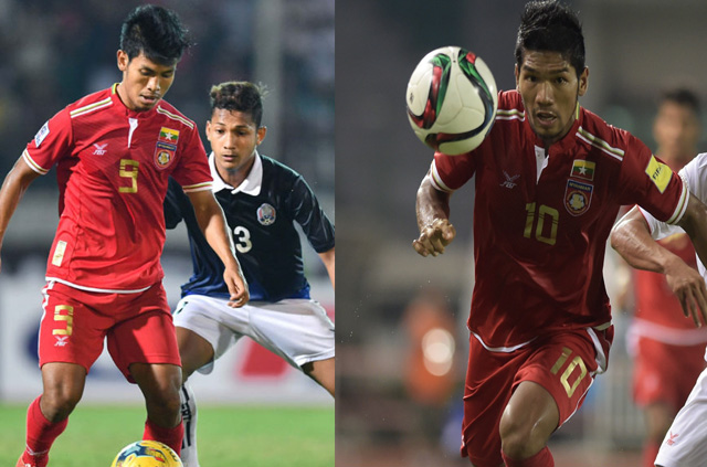 Kyaw Ko ko និង​ ​Aung Thu មានឈ្មោះ​​បញ្ជី​កីឡាករ​ជម្រើស​ជាតិ​មីយ៉ាន់ម៉ា​ត្រៀម​ AFC Asian Cup