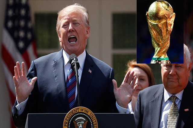 Donald Trump ព្រមាន​ប្រទេស​ណា​ដែល​ហ៊ាន​ដាក់​ពាក្យ​ធ្វើ​ម្ចាស់​ផ្ទះ​​ World Cup ប្រជែង​ជាមួយ​អាមេរិក