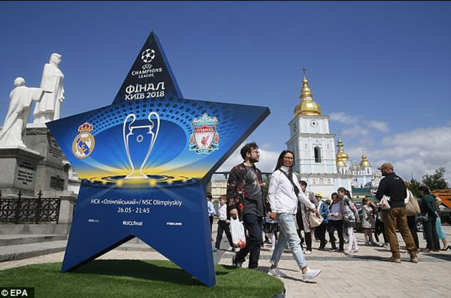 ទីលានបាល់ទាត់នាទីក្រុង Kiev ត្រៀមរួចរាល់សម្រាប់ UEFA Champions League វគ្គផ្តាច់ព្រ័ត្រ