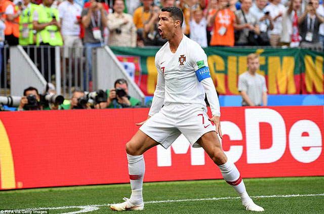 Ronaldo រកបាន១គ្រាប់ឲ្យព័រទុយហ្គាល់យកឈ្នះម៉ារ៉ុកនៅ World Cup ពូល B (មានវីដេអូ)