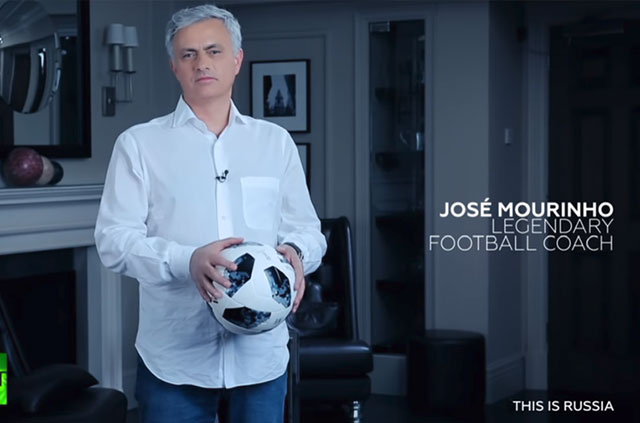 អ្នកចាត់ការ Jose Mourinho បន្តទាយក្រុមដែលនឹងឡើងវគ្គពាក់កណ្ដាលផ្ដាច់ព្រ័ត្រ FIFA World Cup 2018